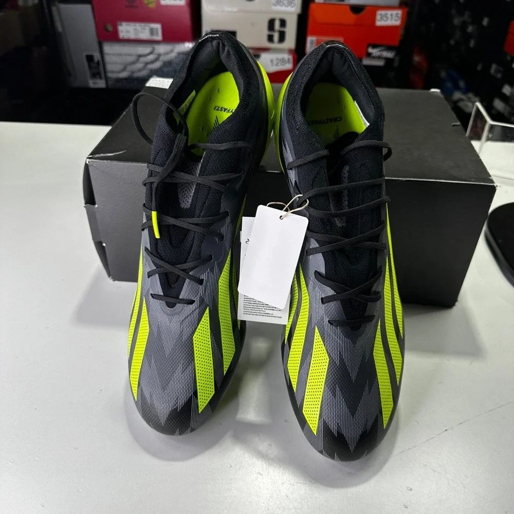 Adidas Crazyfast.1 FG Injection Soccer Cleats Shoes Black IG0670 Men's Size 12